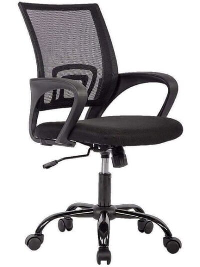 BestOffice Ergonomic Home Office Chair with Adjustable Lumbar Support - Black