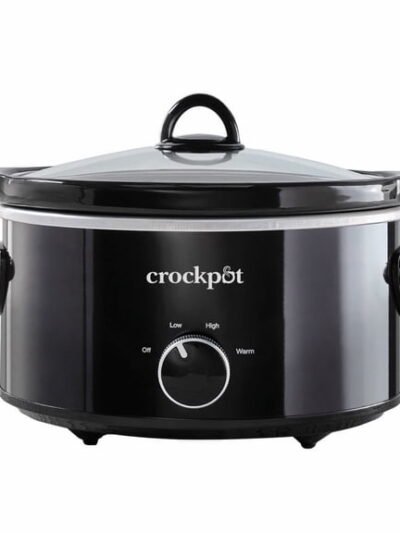 Crock-Pot 4-Quart Classic Slow Cooker Black with Manual Warm Setting